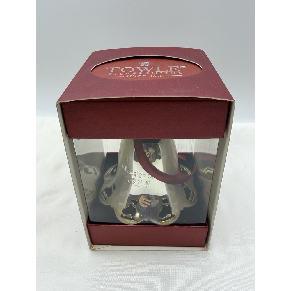 Towle 2013 Annual Silver Plated Pierced Bell 34th Edition Ornament